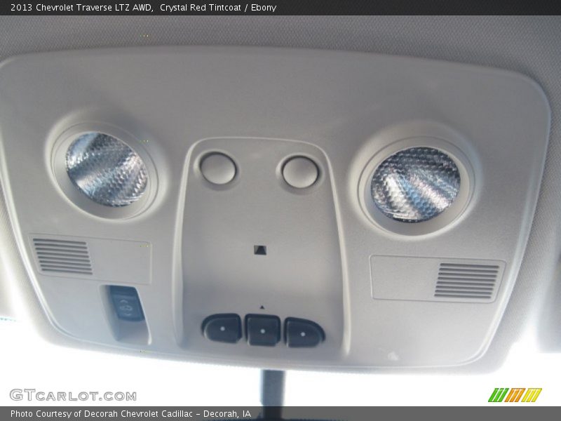 Crystal Red Tintcoat / Ebony 2013 Chevrolet Traverse LTZ AWD