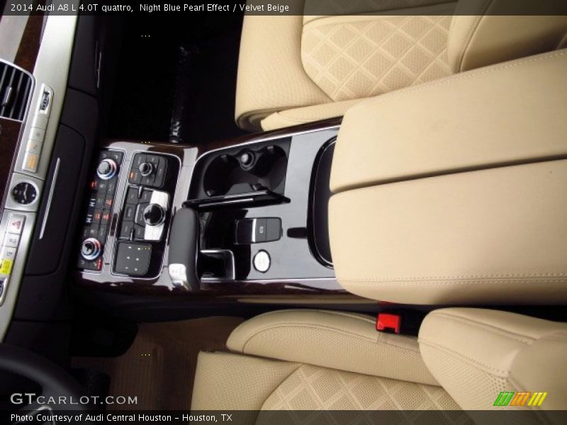 Night Blue Pearl Effect / Velvet Beige 2014 Audi A8 L 4.0T quattro
