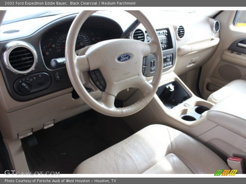 Black Clearcoat / Medium Parchment 2003 Ford Expedition Eddie Bauer