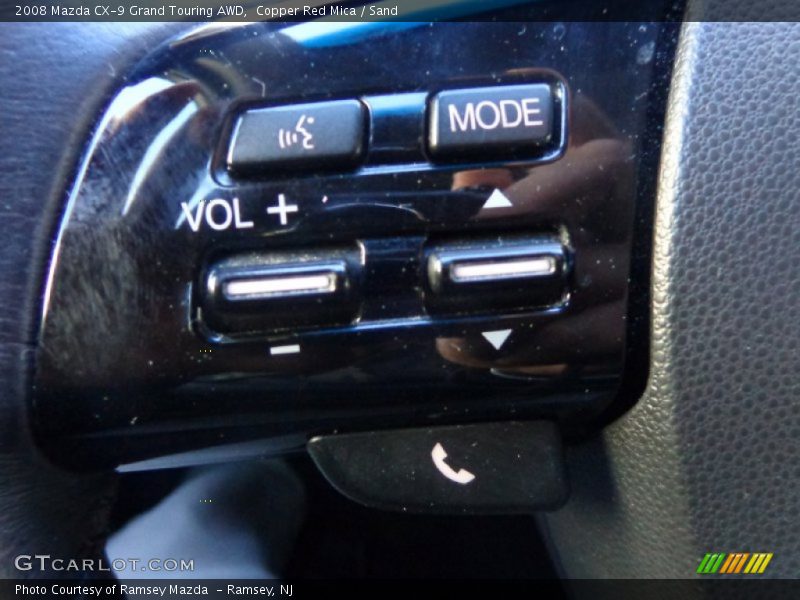 Copper Red Mica / Sand 2008 Mazda CX-9 Grand Touring AWD