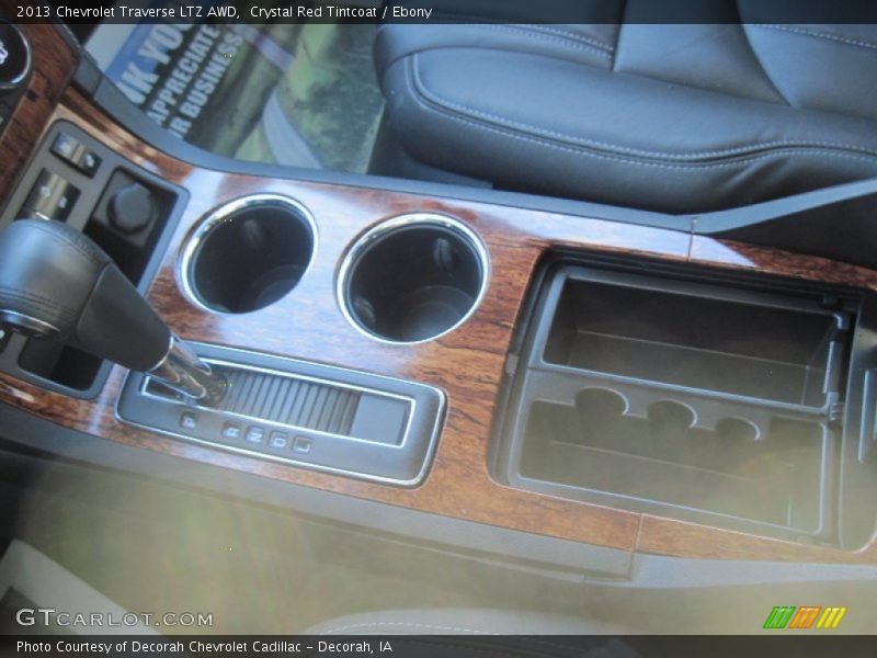 Crystal Red Tintcoat / Ebony 2013 Chevrolet Traverse LTZ AWD