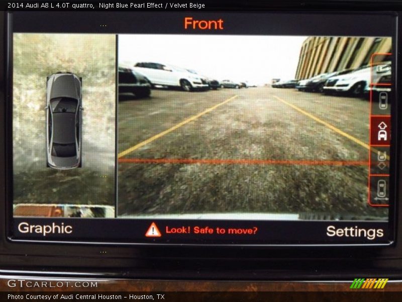 Night Blue Pearl Effect / Velvet Beige 2014 Audi A8 L 4.0T quattro