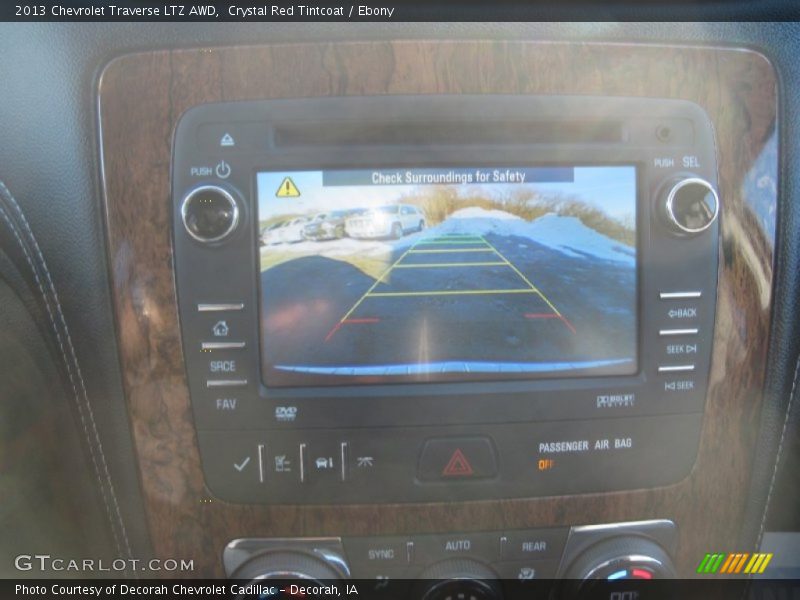 Crystal Red Tintcoat / Ebony 2013 Chevrolet Traverse LTZ AWD
