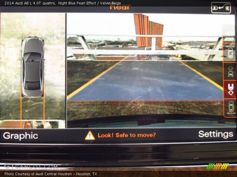 Night Blue Pearl Effect / Velvet Beige 2014 Audi A8 L 4.0T quattro