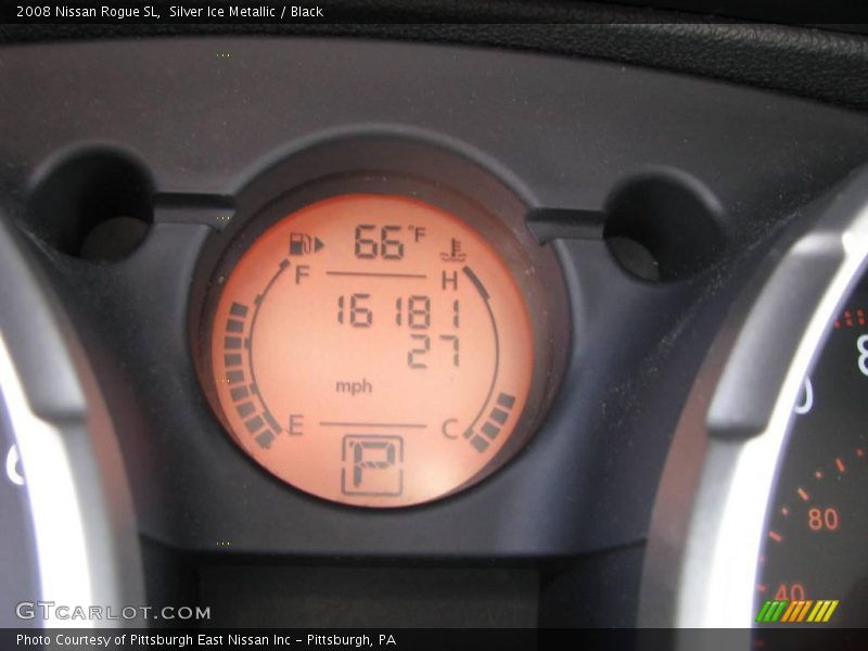 Silver Ice Metallic / Black 2008 Nissan Rogue SL