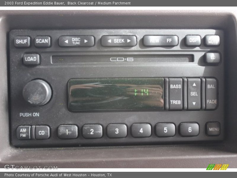 Black Clearcoat / Medium Parchment 2003 Ford Expedition Eddie Bauer