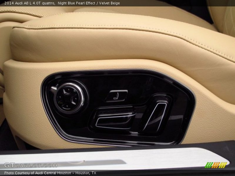Night Blue Pearl Effect / Velvet Beige 2014 Audi A8 L 4.0T quattro
