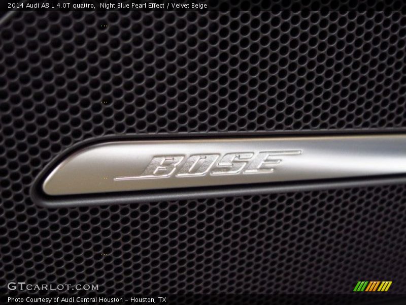 Night Blue Pearl Effect / Velvet Beige 2014 Audi A8 L 4.0T quattro