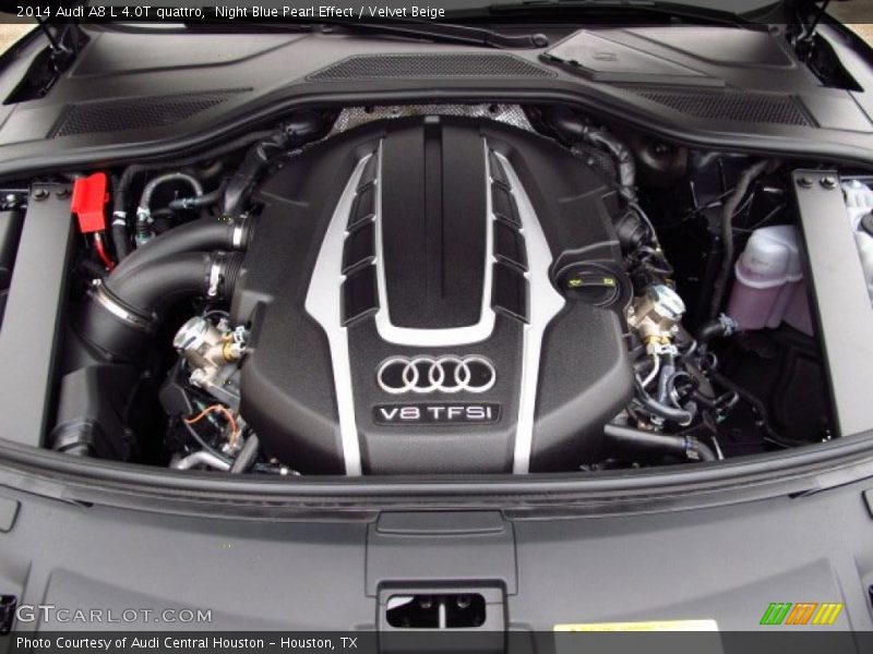 Night Blue Pearl Effect / Velvet Beige 2014 Audi A8 L 4.0T quattro