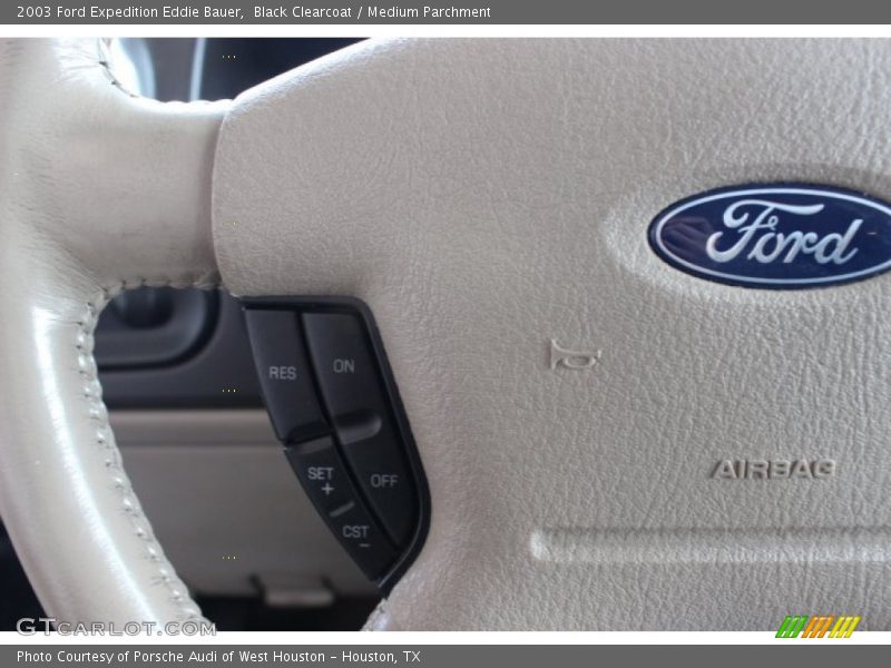 Black Clearcoat / Medium Parchment 2003 Ford Expedition Eddie Bauer