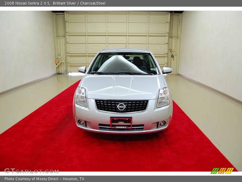 Brilliant Silver / Charcoal/Steel 2008 Nissan Sentra 2.0 S