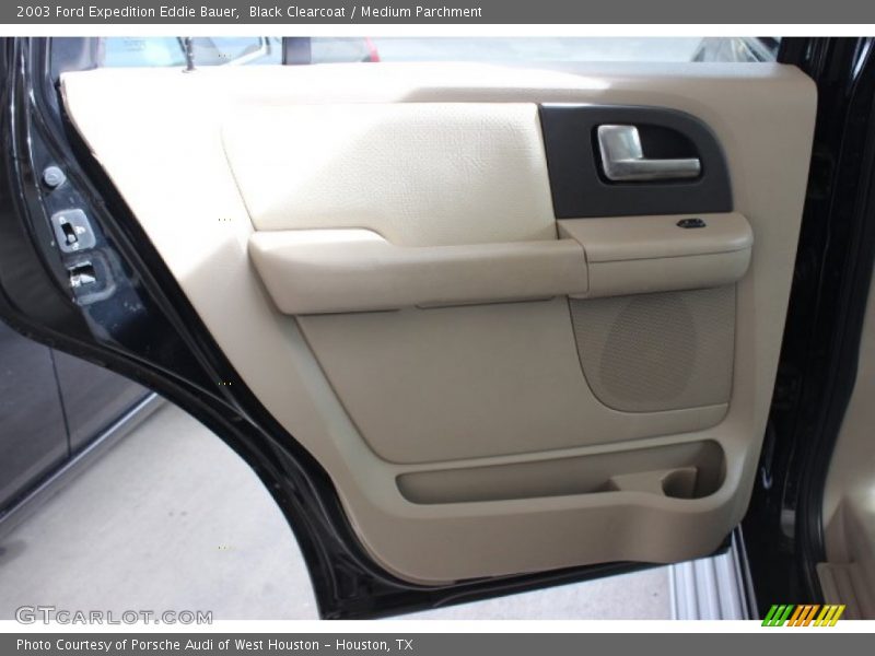 Black Clearcoat / Medium Parchment 2003 Ford Expedition Eddie Bauer
