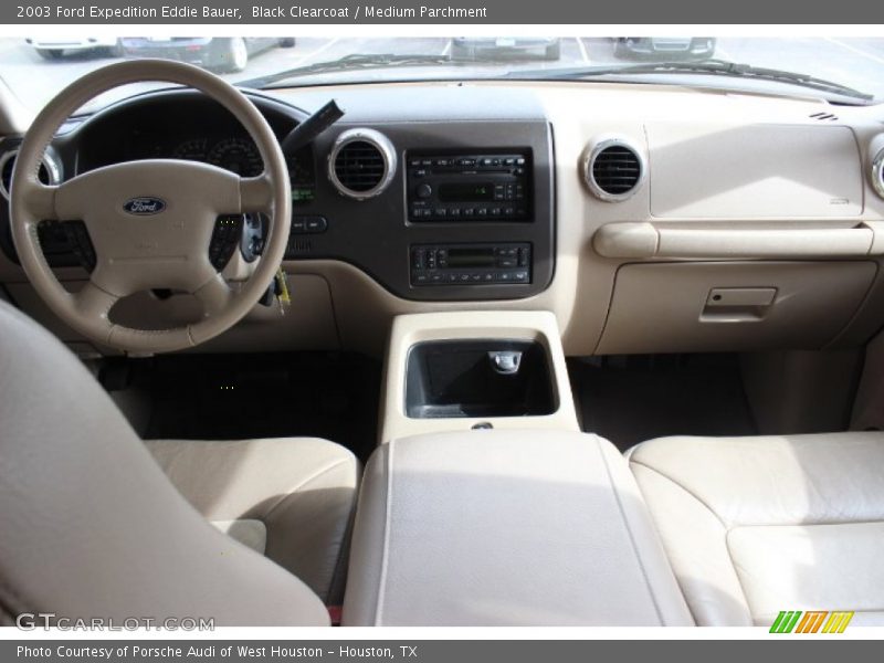 Black Clearcoat / Medium Parchment 2003 Ford Expedition Eddie Bauer