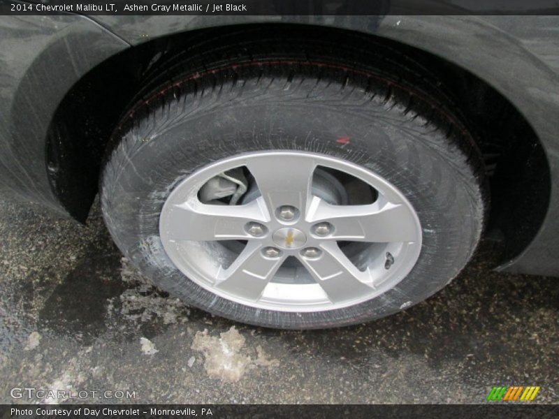 Ashen Gray Metallic / Jet Black 2014 Chevrolet Malibu LT