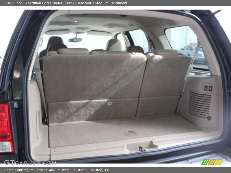 Black Clearcoat / Medium Parchment 2003 Ford Expedition Eddie Bauer