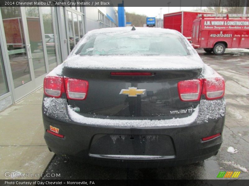 Ashen Gray Metallic / Jet Black 2014 Chevrolet Malibu LT