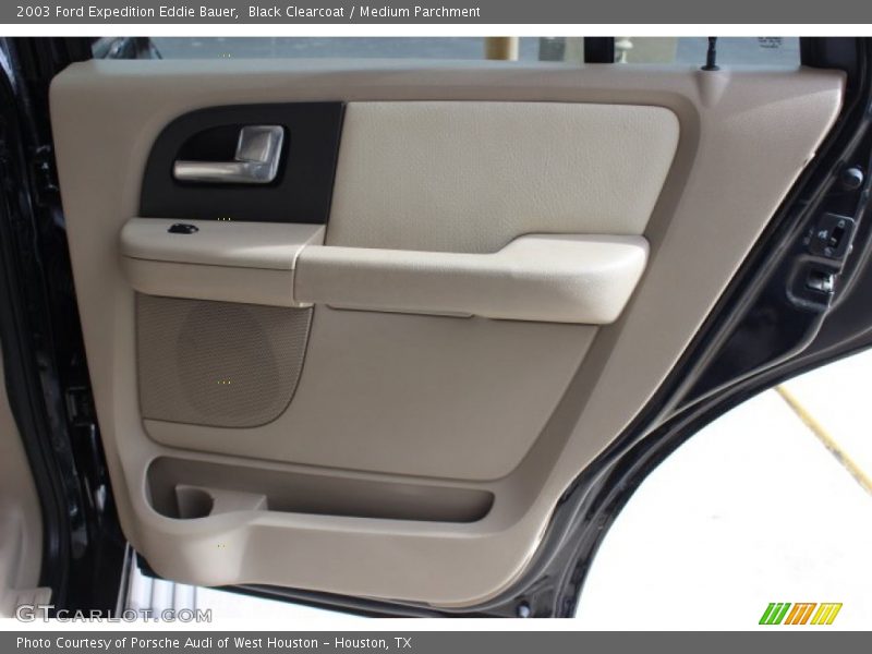 Black Clearcoat / Medium Parchment 2003 Ford Expedition Eddie Bauer