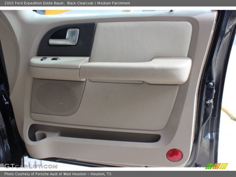 Black Clearcoat / Medium Parchment 2003 Ford Expedition Eddie Bauer