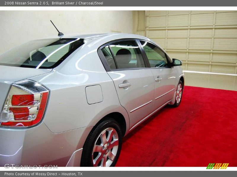 Brilliant Silver / Charcoal/Steel 2008 Nissan Sentra 2.0 S