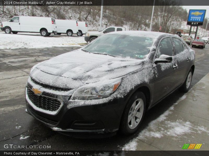 Ashen Gray Metallic / Jet Black 2014 Chevrolet Malibu LT