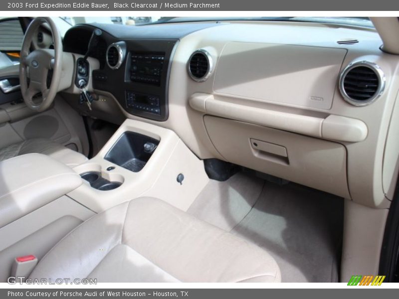 Black Clearcoat / Medium Parchment 2003 Ford Expedition Eddie Bauer