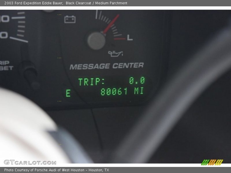 Black Clearcoat / Medium Parchment 2003 Ford Expedition Eddie Bauer