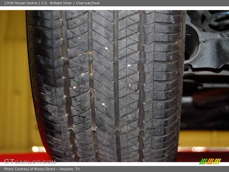 Brilliant Silver / Charcoal/Steel 2008 Nissan Sentra 2.0 S
