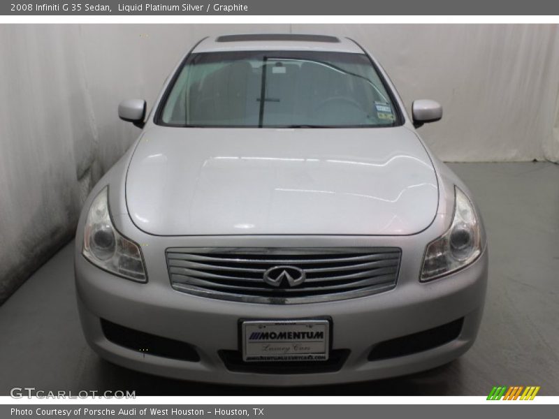 Liquid Platinum Silver / Graphite 2008 Infiniti G 35 Sedan