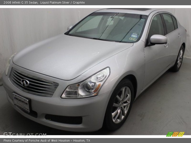 Liquid Platinum Silver / Graphite 2008 Infiniti G 35 Sedan