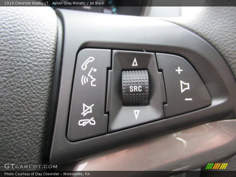 Ashen Gray Metallic / Jet Black 2014 Chevrolet Malibu LT