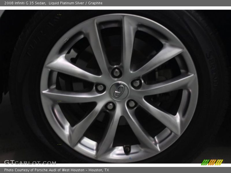 Liquid Platinum Silver / Graphite 2008 Infiniti G 35 Sedan