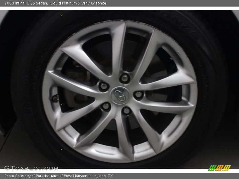 Liquid Platinum Silver / Graphite 2008 Infiniti G 35 Sedan