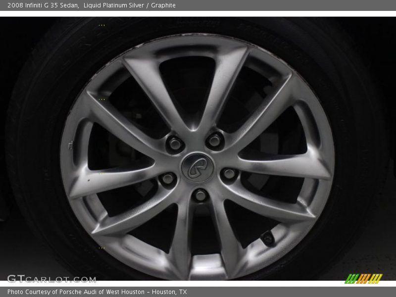 Liquid Platinum Silver / Graphite 2008 Infiniti G 35 Sedan