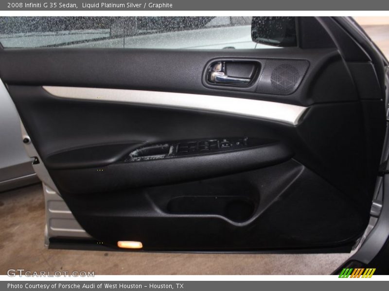 Liquid Platinum Silver / Graphite 2008 Infiniti G 35 Sedan