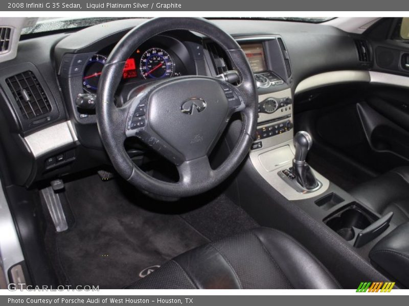 Liquid Platinum Silver / Graphite 2008 Infiniti G 35 Sedan