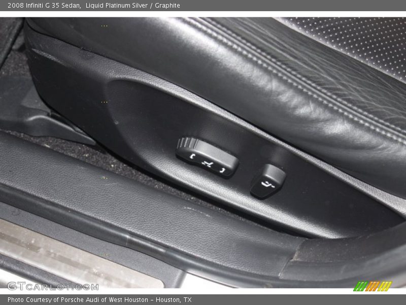 Liquid Platinum Silver / Graphite 2008 Infiniti G 35 Sedan