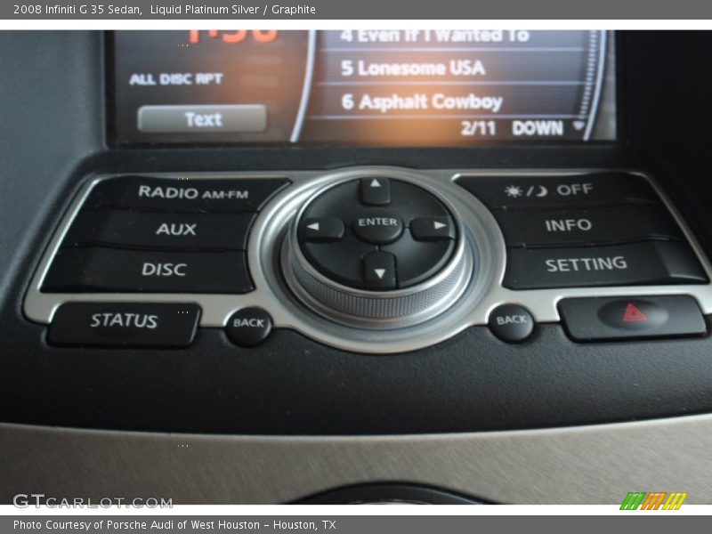 Liquid Platinum Silver / Graphite 2008 Infiniti G 35 Sedan