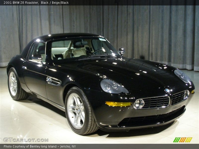 2001 BMW Z8, Black / Black/Beige, Front Left - 2001 BMW Z8 Roadster