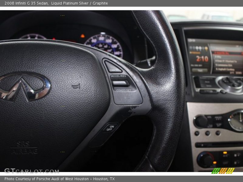 Liquid Platinum Silver / Graphite 2008 Infiniti G 35 Sedan