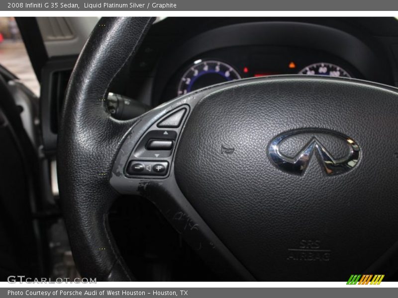 Liquid Platinum Silver / Graphite 2008 Infiniti G 35 Sedan