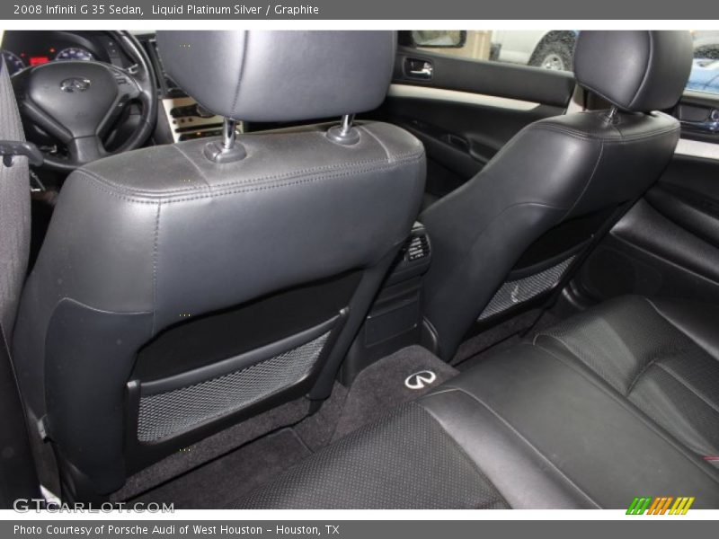 Liquid Platinum Silver / Graphite 2008 Infiniti G 35 Sedan
