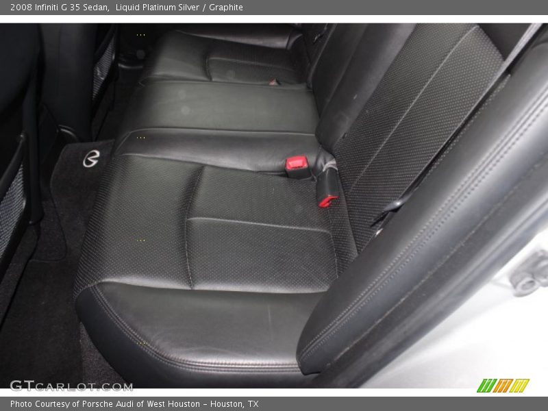 Liquid Platinum Silver / Graphite 2008 Infiniti G 35 Sedan