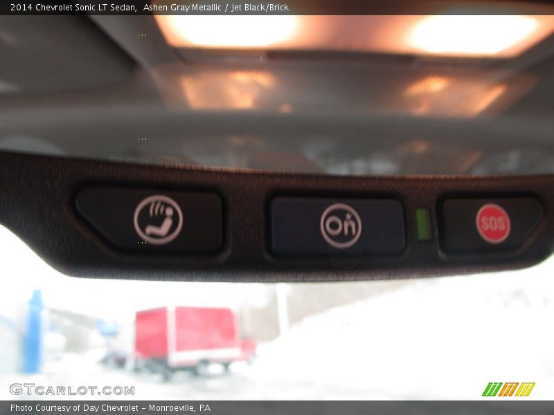 Ashen Gray Metallic / Jet Black/Brick 2014 Chevrolet Sonic LT Sedan