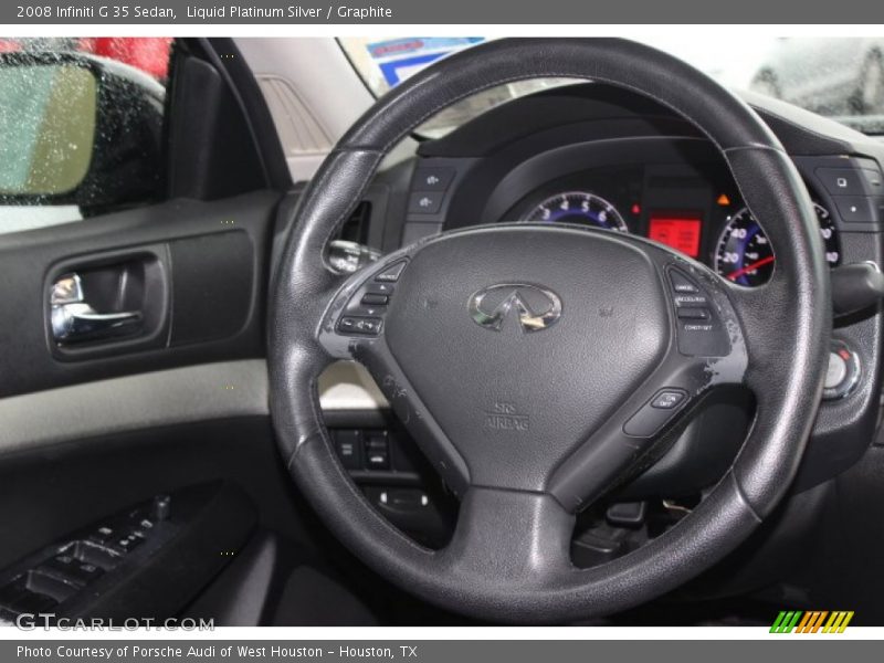 Liquid Platinum Silver / Graphite 2008 Infiniti G 35 Sedan