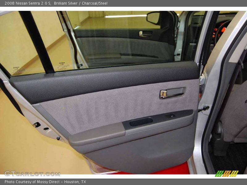 Brilliant Silver / Charcoal/Steel 2008 Nissan Sentra 2.0 S