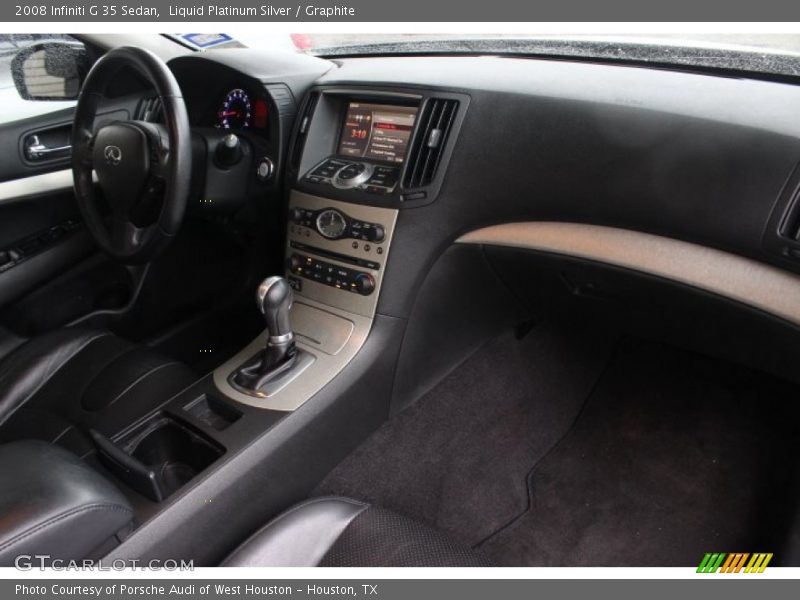 Liquid Platinum Silver / Graphite 2008 Infiniti G 35 Sedan