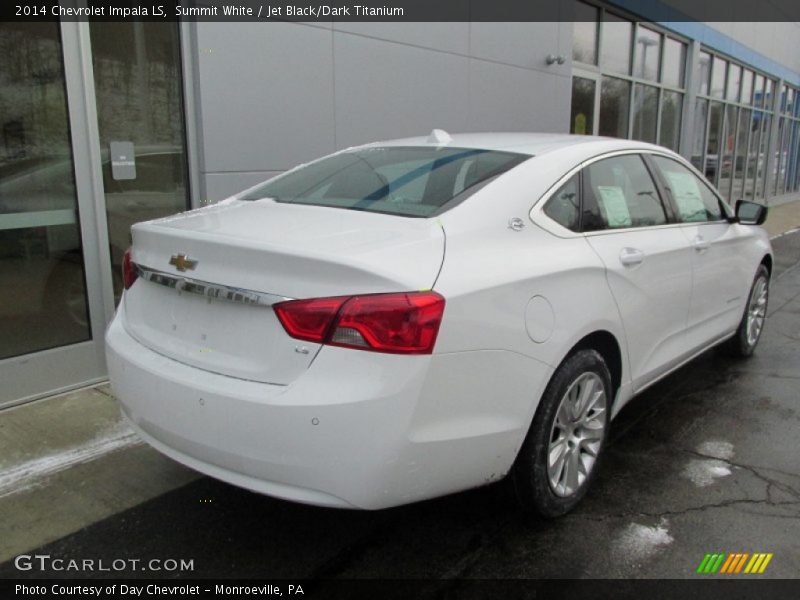 Summit White / Jet Black/Dark Titanium 2014 Chevrolet Impala LS