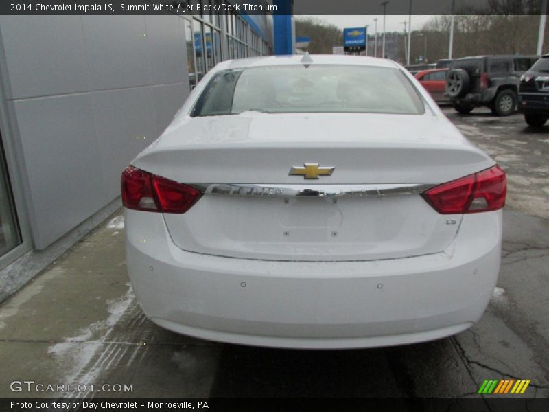 Summit White / Jet Black/Dark Titanium 2014 Chevrolet Impala LS