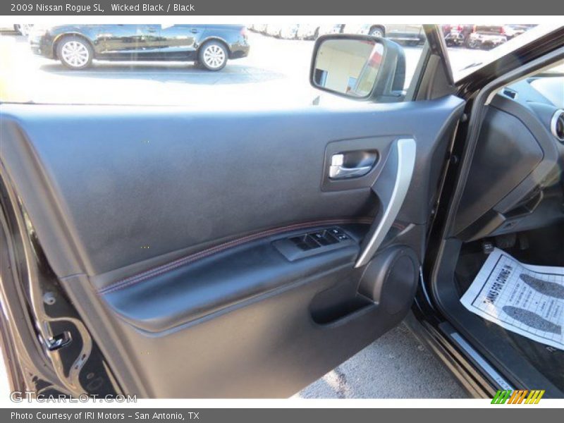 Wicked Black / Black 2009 Nissan Rogue SL