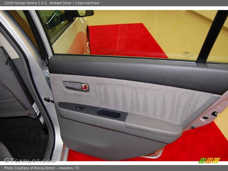 Brilliant Silver / Charcoal/Steel 2008 Nissan Sentra 2.0 S